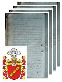 Przykładowe zdjęcie wywodu rodowitości szlacheckiej z 1812 roku, stron 4.jpg