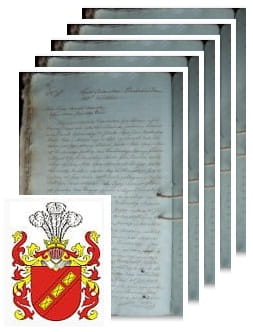 Przykładowe zdjęcie wywodu rodowitości szlacheckiej z 1806 roku, stron 5.jpg