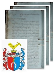 Przykładowe zdjęcie wywodu rodowitości szlacheckiej z 1816 roku, stron 3.jpg
