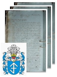 Przykładowe zdjęcie wywodu rodowitości szlacheckiej z 1816 roku, stron 3.jpg