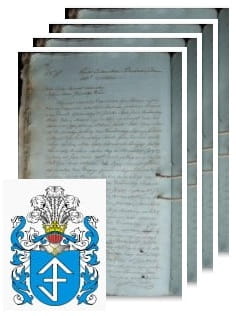 Przykładowe zdjęcie wywodu rodowitości szlacheckiej z 1816 roku, stron 4.jpg