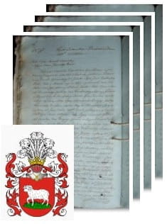 Przykładowe zdjęcie wywodu rodowitości szlacheckiej z 1816 roku, stron 4.jpg