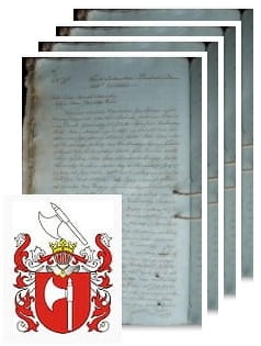 Przykładowe zdjęcie wywodu rodowitości szlacheckiej z 1806 roku, stron 4.jpg