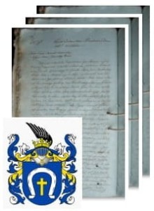 Ostrowski herbu Tępa Podkowa 