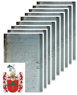 Przykładowe zdjęcie wywodu rodowitości szlacheckiej z 1816 roku, stron 11.jpg