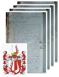Przykładowe zdjęcie wywodu rodowitości szlacheckiej z 1815 roku, stron 4.jpg