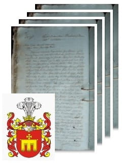 Przykładowe zdjęcie wywodu rodowitości szlacheckiej z 1816 roku, stron 4.jpg