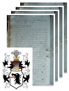 Przykładowe zdjęcie wywodu rodowitości szlacheckiej z 1806 roku, stron 4.jpg