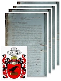 Przykładowe zdjęcie wywodu rodowitości szlacheckiej z 1805 roku, stron 4.jpg