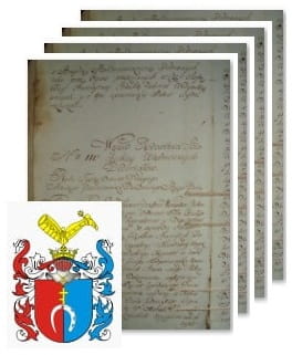 Przykładowe zdjęcie wywodu rodowitości szlacheckiej z 1802 roku, stron 4.jpg