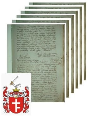 Przykładowe zdjęcie wywodu rodowitości szlacheckiej z 1802 roku, stron 6.jpg
