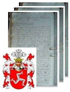 Przykładowe zdjęcie wywodu rodowitości szlacheckiej z 1805 roku, stron 3.jpg