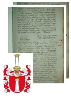Przykładowe zdjęcie wywodu rodowitości szlacheckiej z 1802 roku, stron 2.jpg
