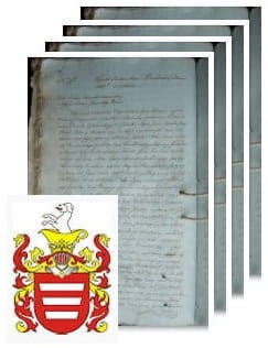 Przykładowe zdjęcie wywodu rodowitości szlacheckiej z 1812 roku, stron 4.jpg