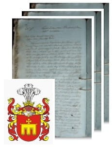 Przykładowe zdjęcie wywodu rodowitości szlacheckiej z 1814 roku, stron 3.jpg