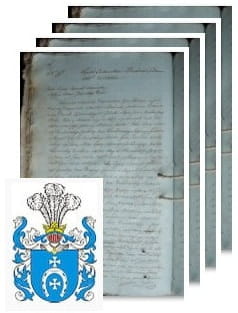 Przykładowe zdjęcie wywodu rodowitości szlacheckiej z 1816 roku, stron 4.jpg