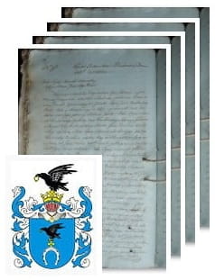 Przykładowe zdjęcie wywodu rodowitości szlacheckiej z 1805 roku, stron 4.jpg
