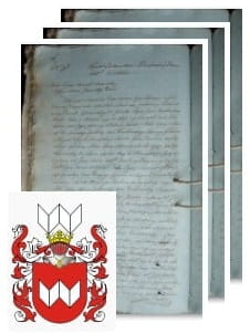 Przykładowe zdjęcie wywodu rodowitości szlacheckiej z 1805 roku, stron 3.jpg