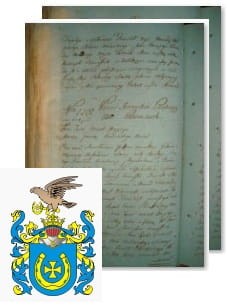 Przykładowe zdjęcie wywodu rodowitości szlacheckiej z 1802 roku, stron 2.jpg