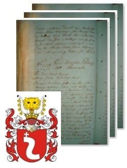 Przykładowe zdjęcie wywodu rodowitości szlacheckiej z 1802 roku, stron 3.jpg