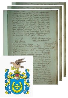 Przykładowe zdjęcie wywodu rodowitości szlacheckiej z 1802 roku, stron 3.jpg