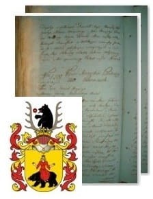Przykładowe zdjęcie wywodu rodowitości szlacheckiej z 1802 roku, stron 2.jpg