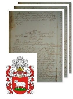 Przykładowe zdjęcie wywodu rodowitości szlacheckiej z 1802 roku, stron 3.jpg