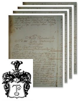 Przykładowe zdjęcie wywodu rodowitości szlacheckiej z 1802 roku, stron 4.jpg
