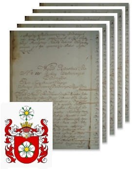 Przykładowe zdjęcie wywodu rodowitości szlacheckiej z 1802 roku, stron 5.jpg