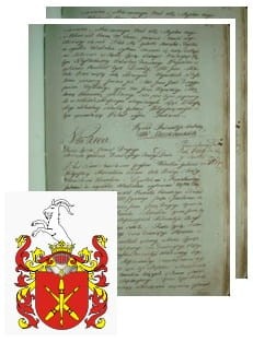 Przykładowe zdjęcie wywodu rodowitości szlacheckiej z 1802 roku, stron 2.jpg