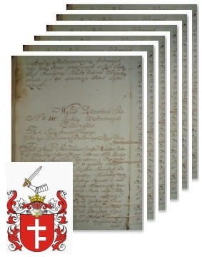 Przykładowe zdjęcie wywodu rodowitości szlacheckiej z 1802 roku, stron 6.jpg