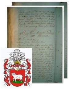 Przykładowe zdjęcie wywodu rodowitości szlacheckiej z 1802 roku, stron 2.jpg