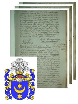 Przykładowe zdjęcie wywodu rodowitości szlacheckiej z 1802 roku, stron 3.jpg