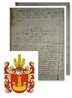 Przykładowe zdjęcie wywodu rodowitości szlacheckiej z 1802 roku, stron 2.jpg