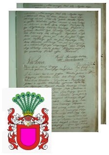 Przykładowe zdjęcie wywodu rodowitości szlacheckiej z 1802 roku, stron 2.jpg