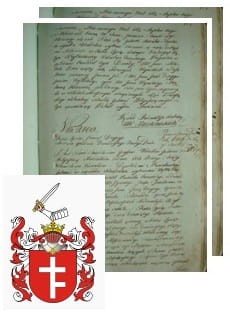 Przykładowe zdjęcie wywodu rodowitości szlacheckiej z 1802 roku, stron 2.jpg