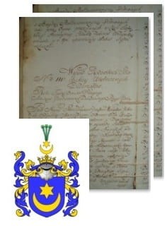 Przykładowe zdjęcie wywodu rodowitości szlacheckiej z 1802 roku, stron 2.jpg