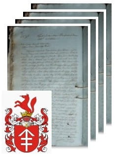 Przykładowe zdjęcie wywodu rodowitości szlacheckiej z 1812 roku, stron 4.jpg