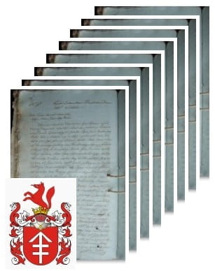 Przykładowe zdjęcie wywodu rodowitości szlacheckiej z 1812 roku, stron 8.jpg