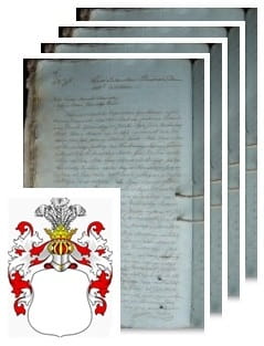 Przykładowe zdjęcie wywodu rodowitości szlacheckiej z 1809 roku, stron 4.jpg