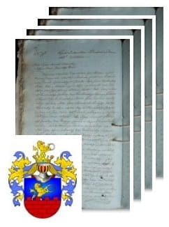 Przykładowe zdjęcie wywodu rodowitości szlacheckiej z 1816 roku, stron 4.jpg