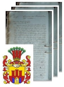 Przykładowe zdjęcie wywodu rodowitości szlacheckiej z 1805 roku, stron 3.jpg