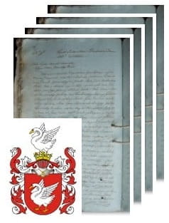 Przykładowe zdjęcie wywodu rodowitości szlacheckiej z 1811 roku, stron 4.jpg