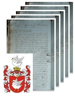 Przykładowe zdjęcie wywodu rodowitości szlacheckiej z 1813 roku, stron 05.jpg