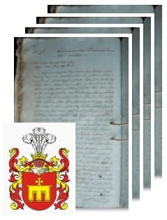 Przykładowe zdjęcie wywodu rodowitości szlacheckiej z 1812 roku, stron 4.jpg