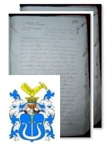 Przykładowe zdjęcie wywodu rodowitości szlacheckiej z 1835 roku, stron 2.jpg
