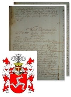 Przykładowe zdjęcie wywodu rodowitości szlacheckiej z 1802 roku, stron 2.jpg
