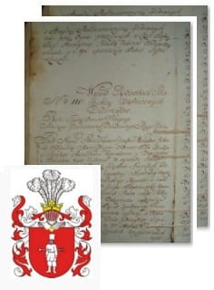 Przykładowe zdjęcie wywodu rodowitości szlacheckiej z 1802 roku, stron 2.jpg