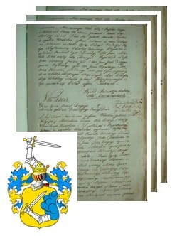 Przykładowe zdjęcie wywodu rodowitości szlacheckiej z 1802 roku, stron 3.jpg