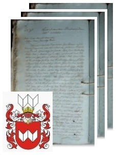 Przykładowe zdjęcie wywodu rodowitości szlacheckiej z 1816 roku, stron 3.jpg